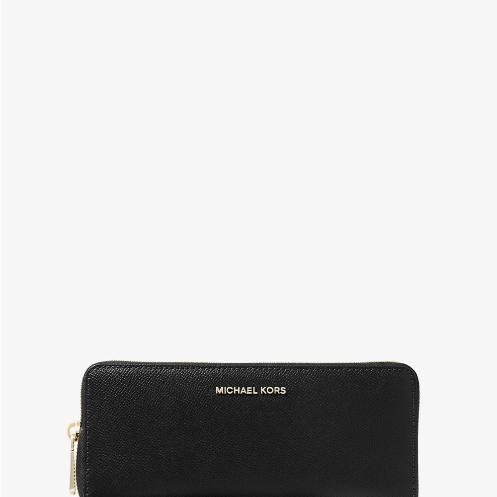 Michael Kors Black Saffiano Leather Wallet